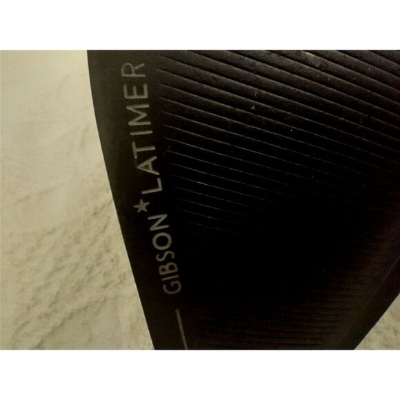 Gibson Latimer Vina Leather Croc Embossed Block Heel Ankle Boots - 7M - Picture 9 of 9